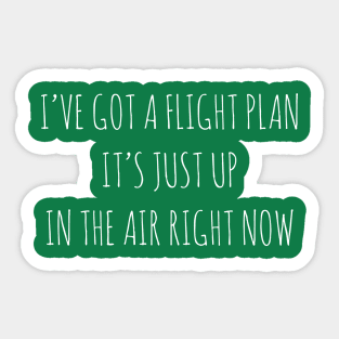 flight pilot Sticker